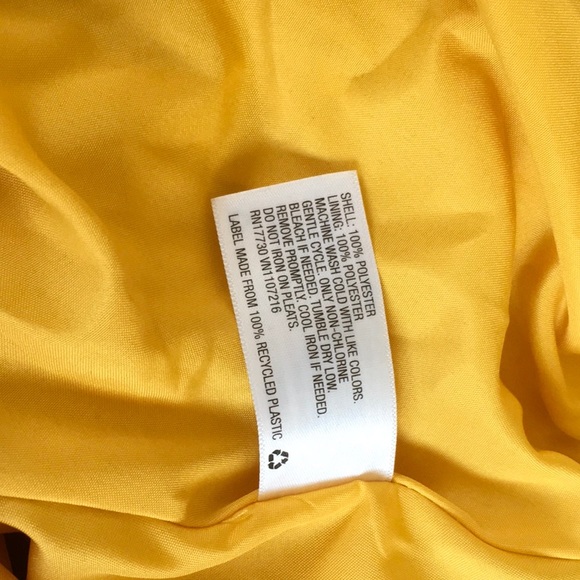 A New Day Yellow Gold Pleated Skirt M - Picture 6 of 6